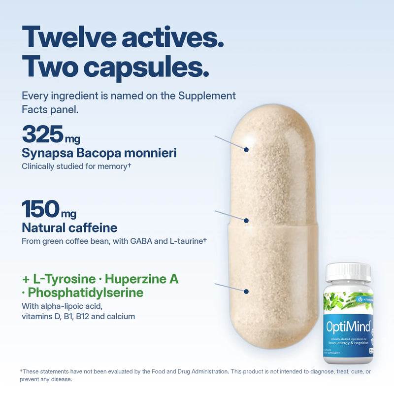 Person planning a clear focus and memory supplement routine in the United States.