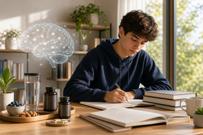 Editorial illustration for Best Crash-Free Brain Supplements for Students