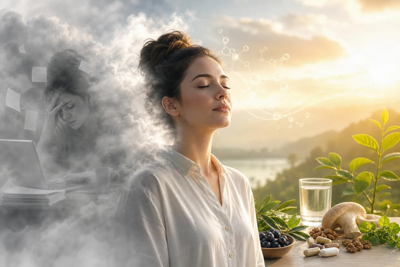 Editorial illustration for How to Get Rid of Brain Fog: 6 Nootropic Options
