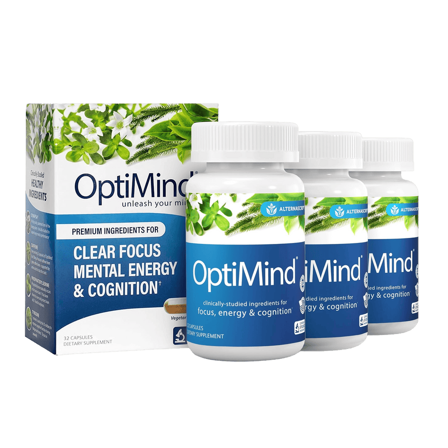 nootropics Supplement OptiMind® Brain Supplement — 3-Pack