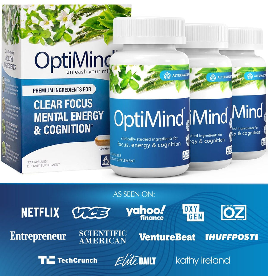 nootropics Supplement OptiMind® Focus Formula — 3-Pack